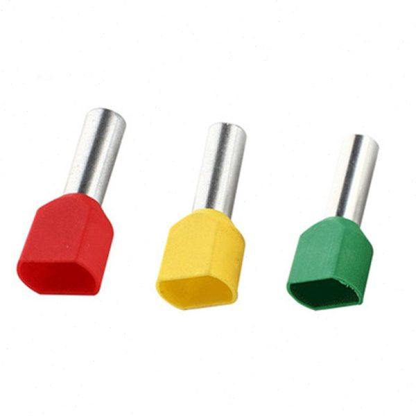 插针管式接线端子线耳铜0508拼线端子快速接线小免螺丝欧式并线器