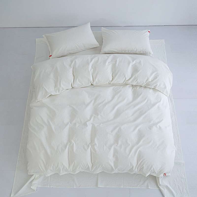 全棉色织精梳赛络纺水洗棉四件套4纯棉被套床单高端民宿床上用品