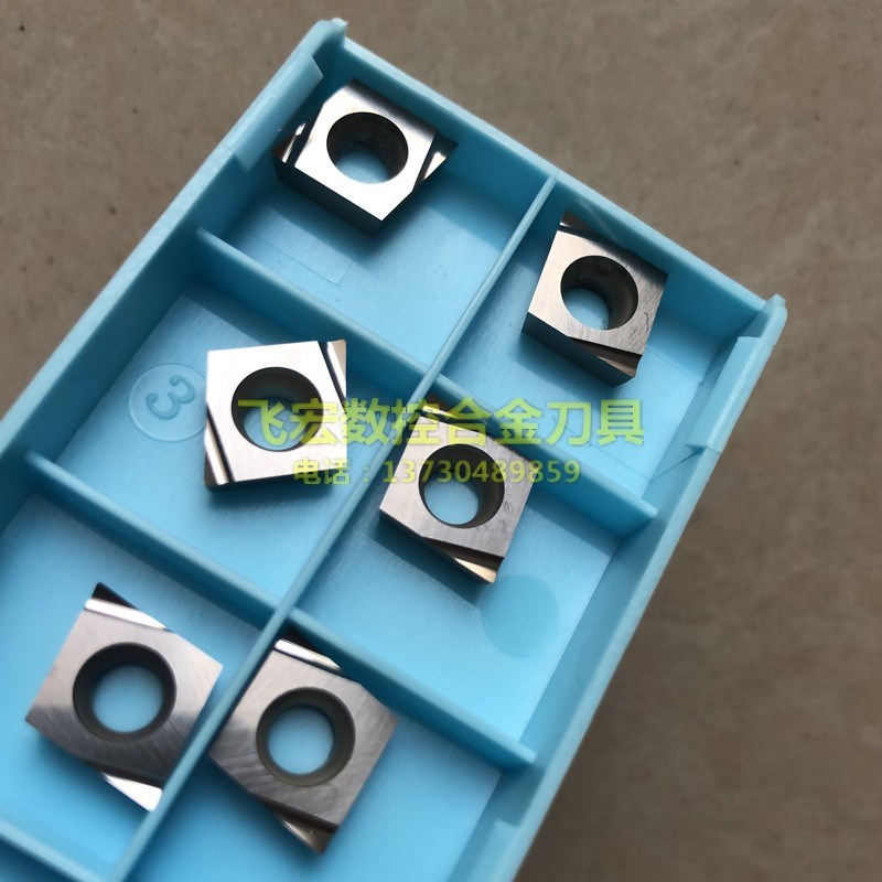 陶瓷高光CCGT09T301 09T302 09T304R/L-F NS835菱形内孔数控刀粒