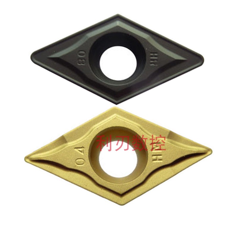 株洲数控车刀片DCMT11T304HM 11T308-HR内镗孔55度菱形刀粒YBC251