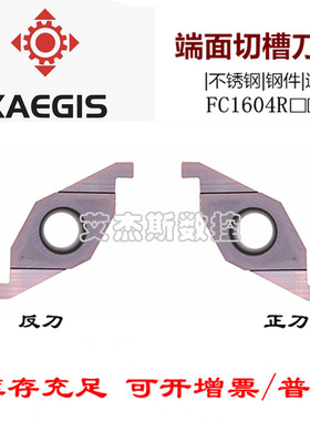 数控端面槽刀切槽刀片ED槽刀片FC1604R/L100/150/200/250/300