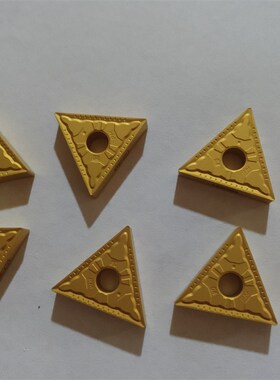 株钻大三角数控车刀片TNMG220404-PM 220408 YBC251黄色 钢件专用