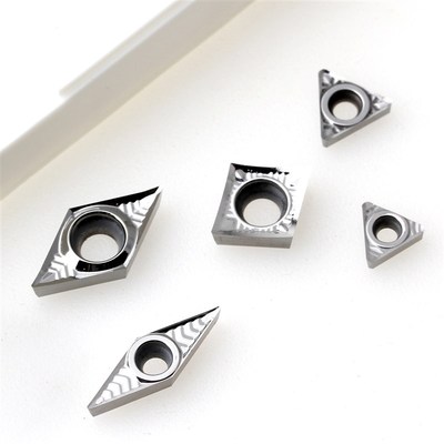 铝用内孔车刀片TCGT/DCGT/VCMG/CCGT060202 09T304AK菱形镗孔刀粒