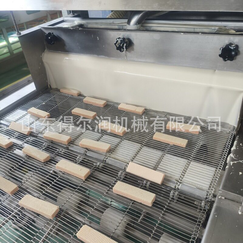 裹鸡蛋液上浆机 烘焙食品淋浆机 覆盖率高 清洗方便 速度可调节