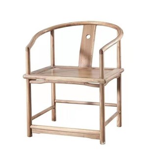 厂家新中式老榆木圈椅实木椅子靠背扶手椅饭店家用餐椅靠背椅