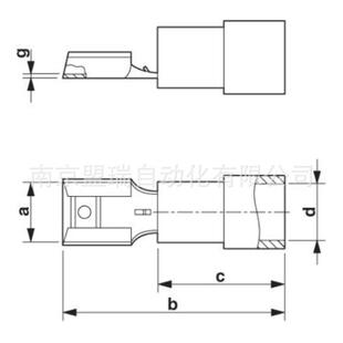6.3X0.8 2.5 3240055 冷压头线鼻子 包 菲尼克斯C 50粒 SCFI