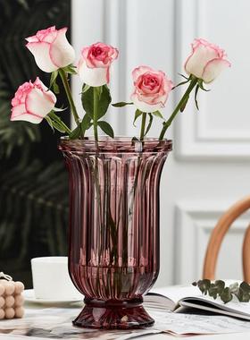 特大号欧式GASTLE城堡浮雕玻璃花瓶客厅样板间电视柜插花装饰器