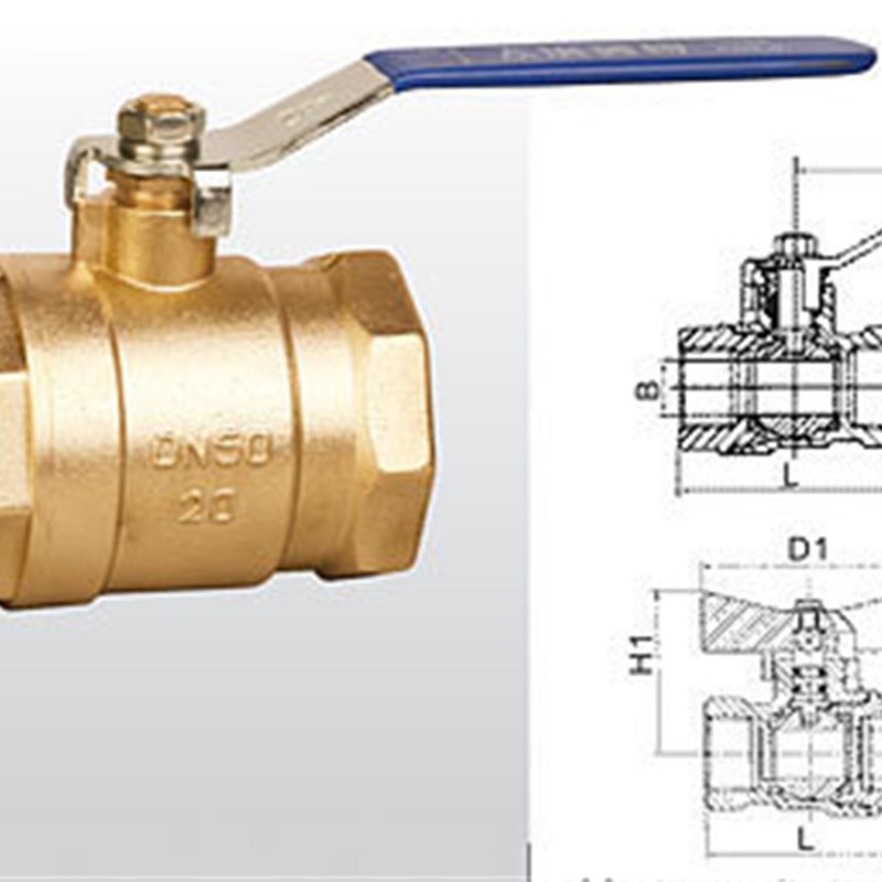 正品埃美柯216黄铜加厚开关内螺纹直通球阀DN65(2.5寸)专卖店