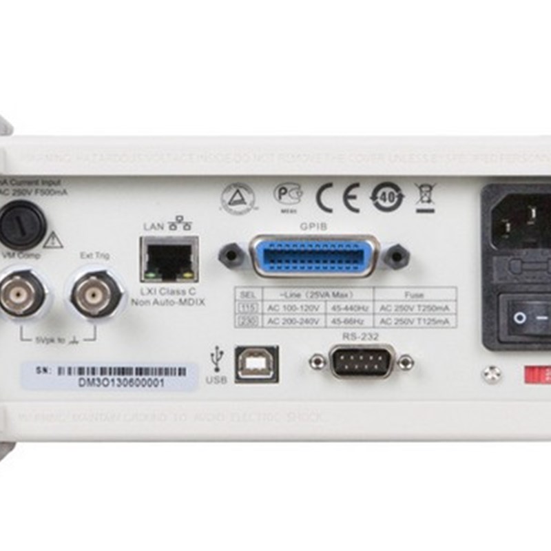 普源台式万用电表6位半双显数字直流电容自动DM3068高精度万用电