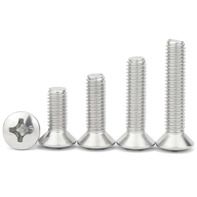 304不锈钢GB820半沉头十字螺丝螺钉半平头螺栓M2M.5M3M4M5M6M8M10