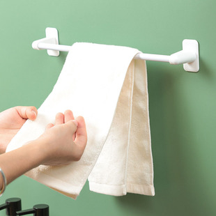 毛巾架挂架置物架挂钩浴室卫生间毛巾杆厨房擦手巾夹子神器抹布