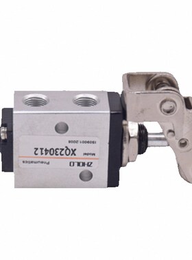 ZHOLO卓良气动机械滚轮阀手动开关阀气缸换向阀XQ230412 XQ250412