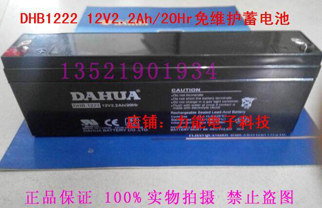 DAHUA 大华蓄电池 DHB1222 12V2.2Ah 2.3Ah蓄电池