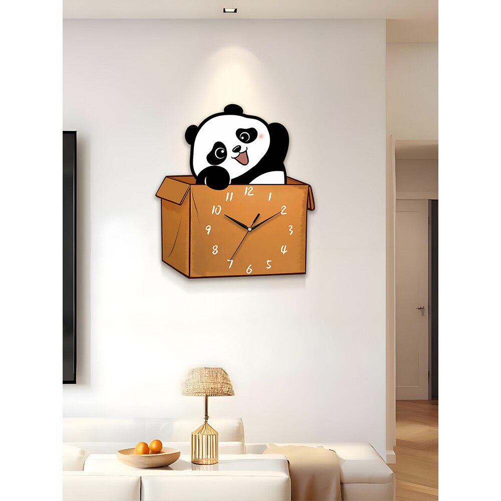 免家用石英钟时钟挂钟客厅玄关创意静音挂表新款打孔挂墙电子日历