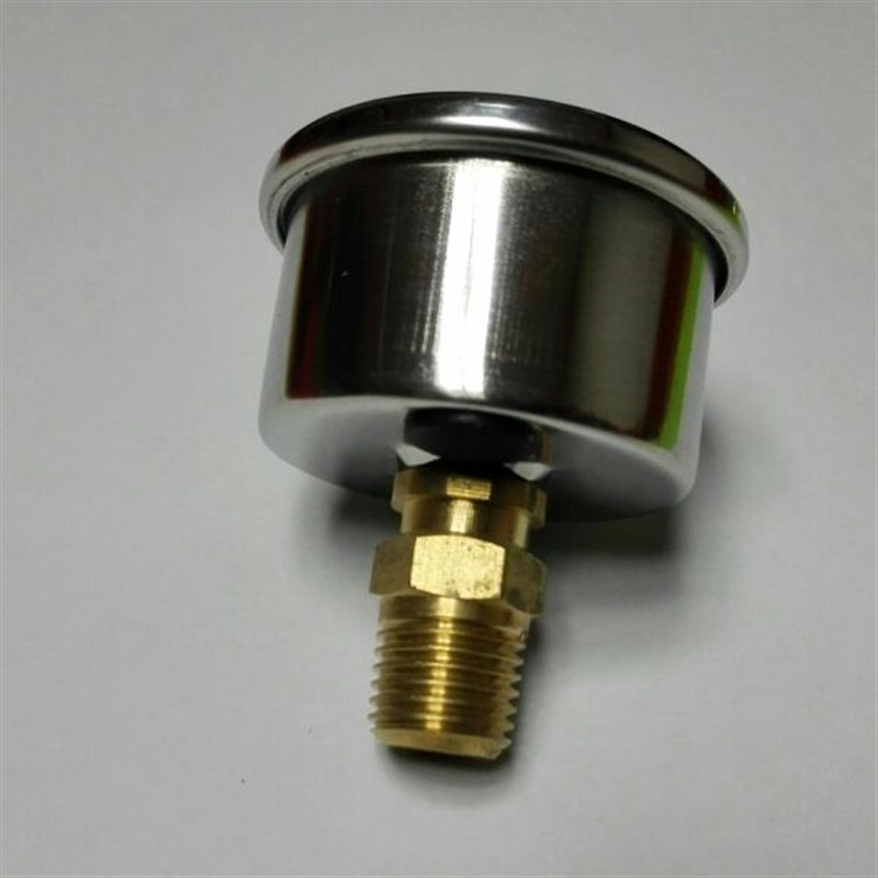 40~47mm 轴向压力表 CE EN837-1 CL.1.6% 0-60bar 900psi npt1/4