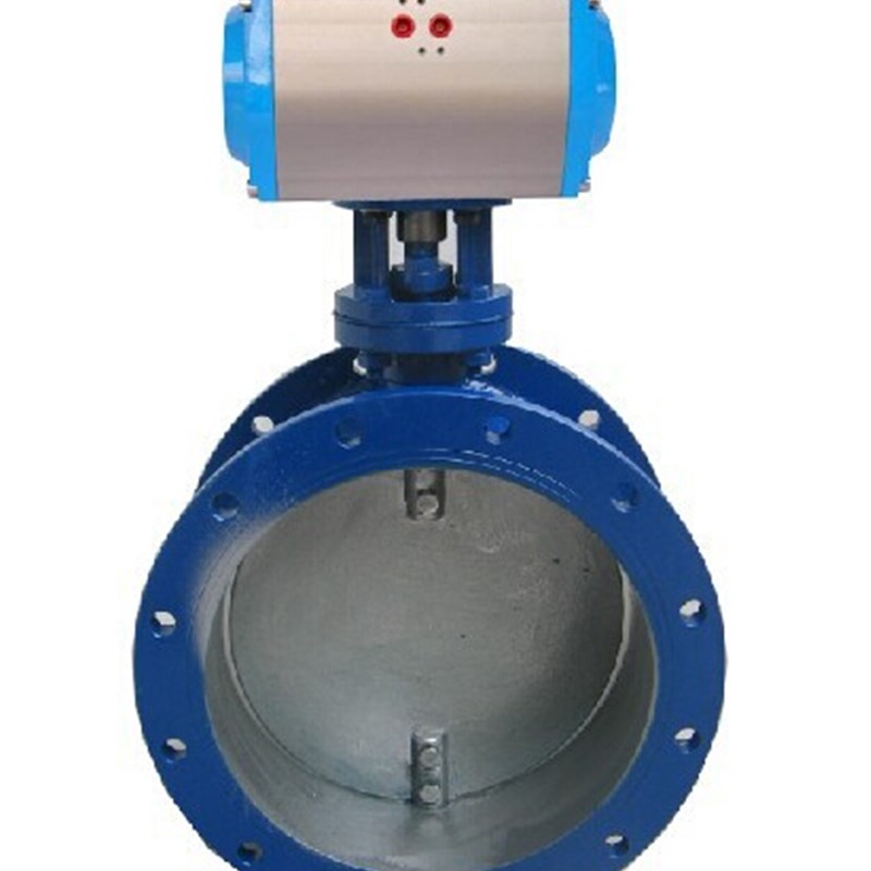 D641W-1C气动通风蝶阀气动法兰通风蝶阀暖风空气温烟道DN500