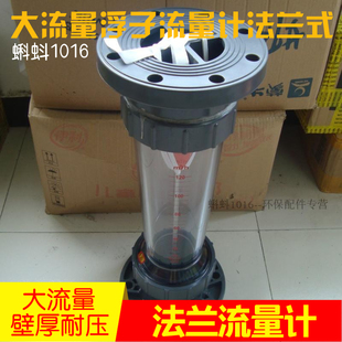 法兰式流量表LZS/LFS管道塑料浮子 DN100/125/150流量计 液体水