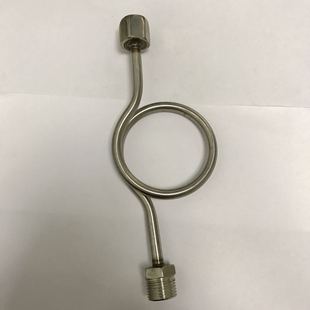 2mpa 压力表缓冲管 内牙m14 1.5 直径60mm 外牙G1 螺纹m14x1.5