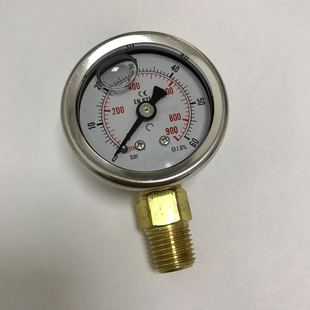 背后41mm 压力 60bar 耐震压力表 PT1 前壳47mm 900psi 直径40
