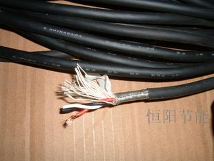 日本进口品川3芯0.5平方屏蔽线拖链电源线耐曲耐油耐寒耐热超软