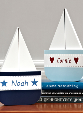 帆船摆件摆设儿童样板房布置软装家居饰品男孩桌面搭配创意装饰品