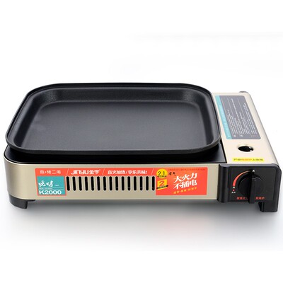 金宇k2000卡式炉瓦斯炉锅盖浅深烤盘烧烤纸包鱼商用烤鱼店卡斯炉
