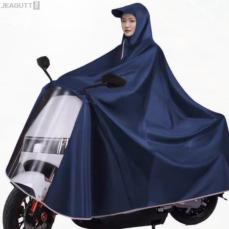 雨衣电动车加大加厚电瓶摩托单人双人男女长款全身防暴雨雨披