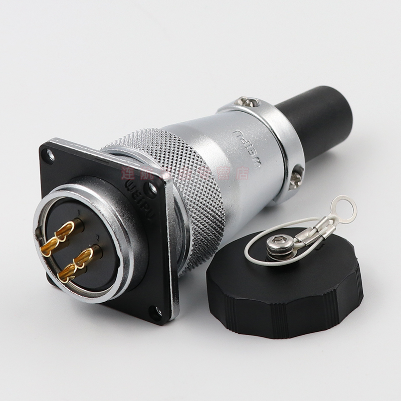 威浦航空插头插座WS28-2-3-4-7-10针12-16-17-20-24-26芯TQ/Z方座