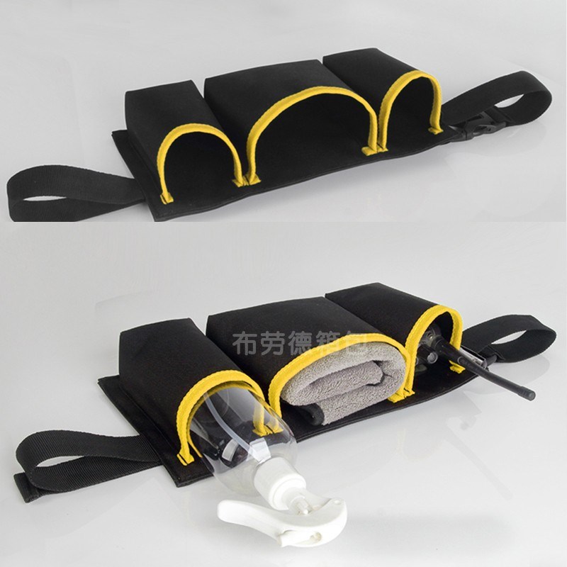 酒店物业KTV酒吧服务员餐厅麦当劳4S店对讲机 保洁员清洁工作腰包