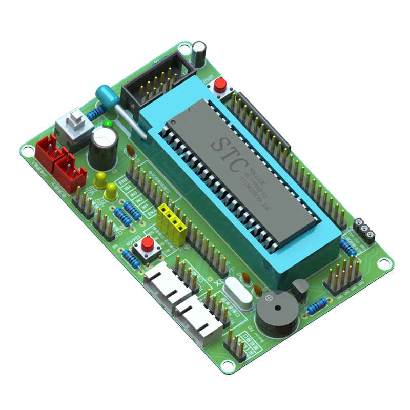 51开发板 51评估板 51智能小车控制主板 STC89C52RC 51小型系统板
