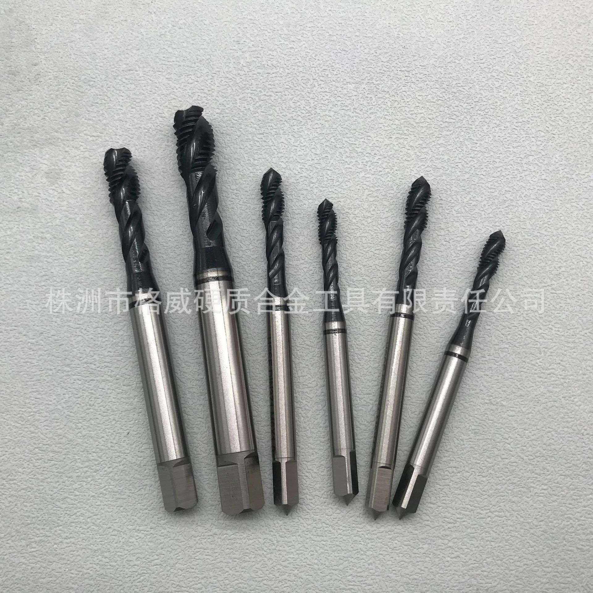 现货 日标高速钢M35含钴丝锥HSSE单黑螺旋丝锥加工钢M6*1.0