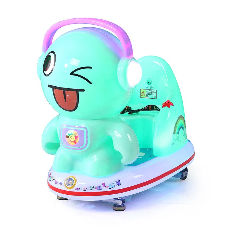 儿童投币摇摇车网红萌趣表情包摇摇乐超市门口店面音乐电动摇摆机