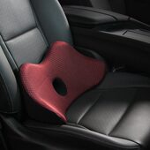 记忆棉汽车小腰靠背靠记忆棉车载夹角腰枕可拆洗可固定