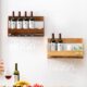 简易红酒架子壁挂酒架挂墙酒柜餐厅置物架酒杯架倒挂吧台酒架悬挂