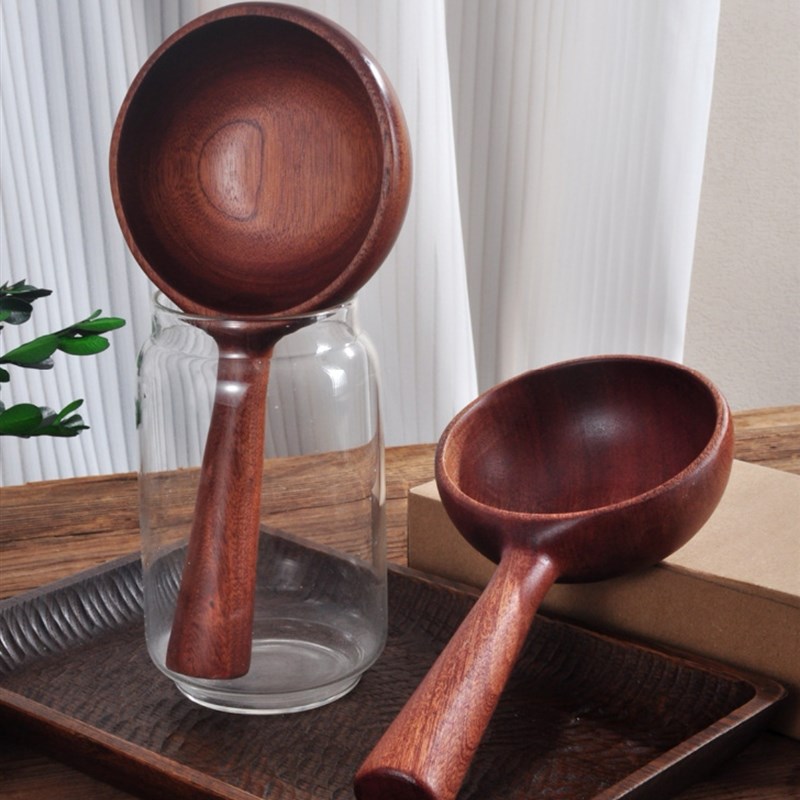 井柏然同款吃播勺子木勺t特大号接菜勺子网红嗦粉干饭大勺创意水