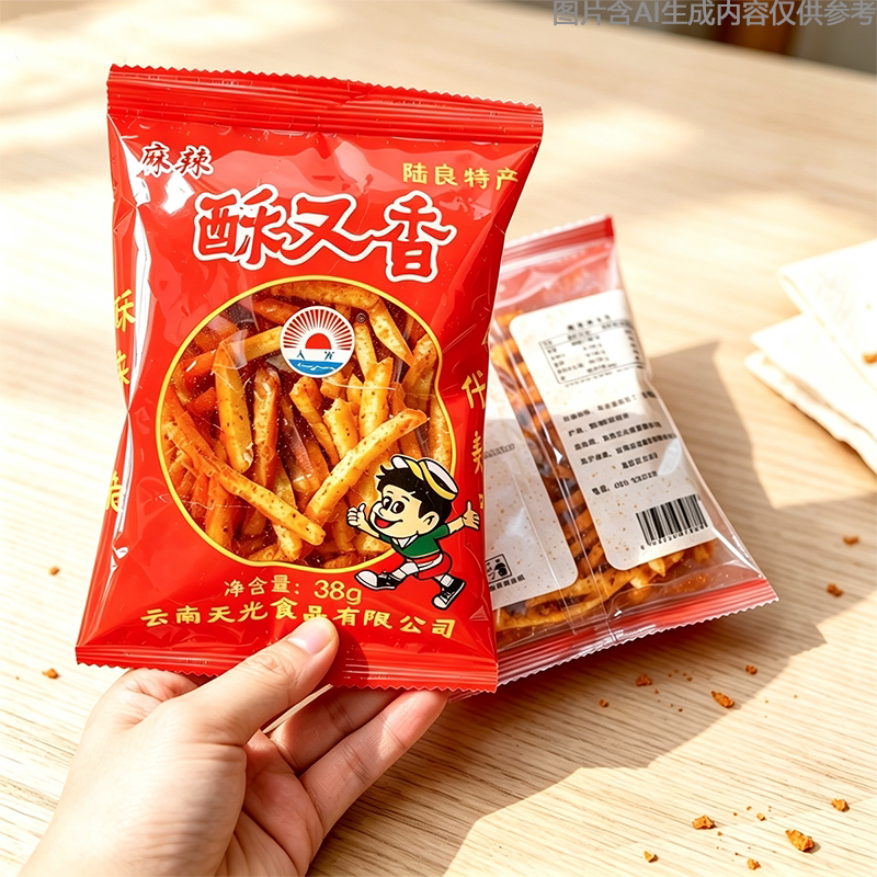 酥又香土豆片云南番茄休闲零食土豆丝多口味土豆片麻辣薯片椒盐