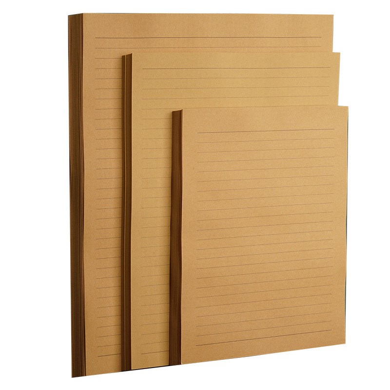 牛皮信纸信封套装复古文艺ivns简约写情书的书信纸信稿纸古风横线