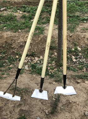 不锈钢锄头除草专用家用除草种菜工具花锄推草锄刀农用锄草神器