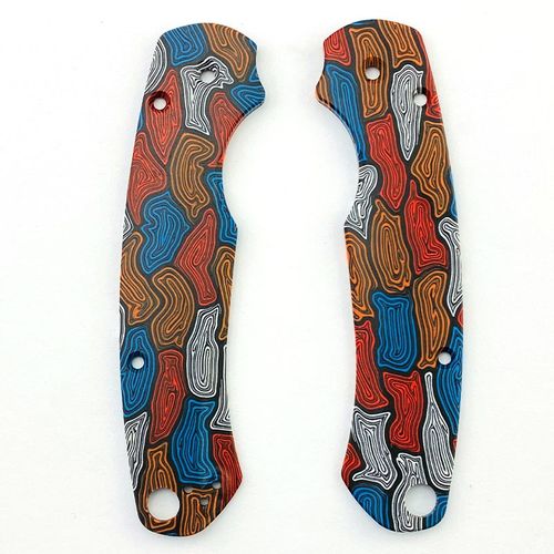 蜘蛛C81刀柄贴片蜘蛛G10复合材料 Spyderco Paramilitary 2 手柄