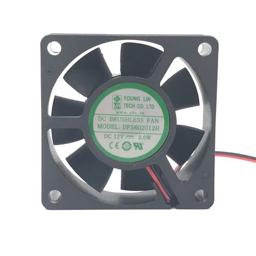 YOUNGLIN永林 6020 DFS602012H DC12V 2.0W 1.5W 6CM静音散热风扇