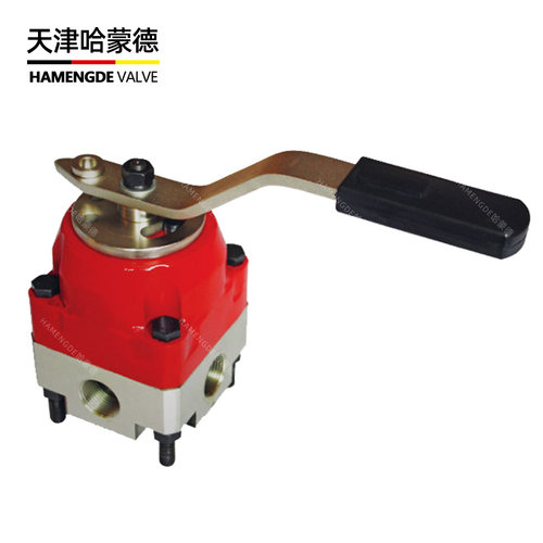 天津哈蒙德三位四通液转阀34ZS21-25 防喷液控台液压通手动阀神开