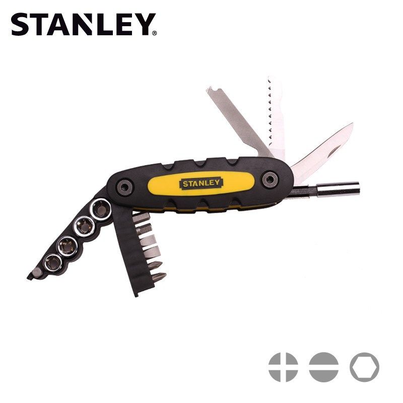 STANLEY/史丹利14合1多功能工具螺丝刀开瓶器套筒套装70-695-23C