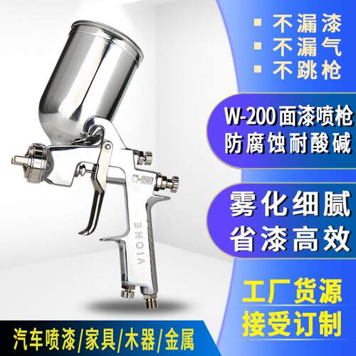 台湾vione细致W200/W-200ZP汽车 家具 五金高雾化涂料W-200喷漆枪