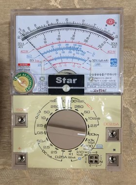 上海四厂星牌MF368指针式高精度外磁教学专用机械电工万用表