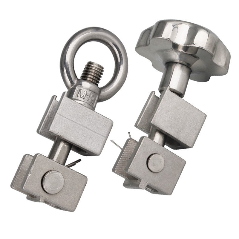 304不锈钢压力罐吊环螺丝螺栓卡扣配件人孔盖法兰螺母螺杆u型扣件