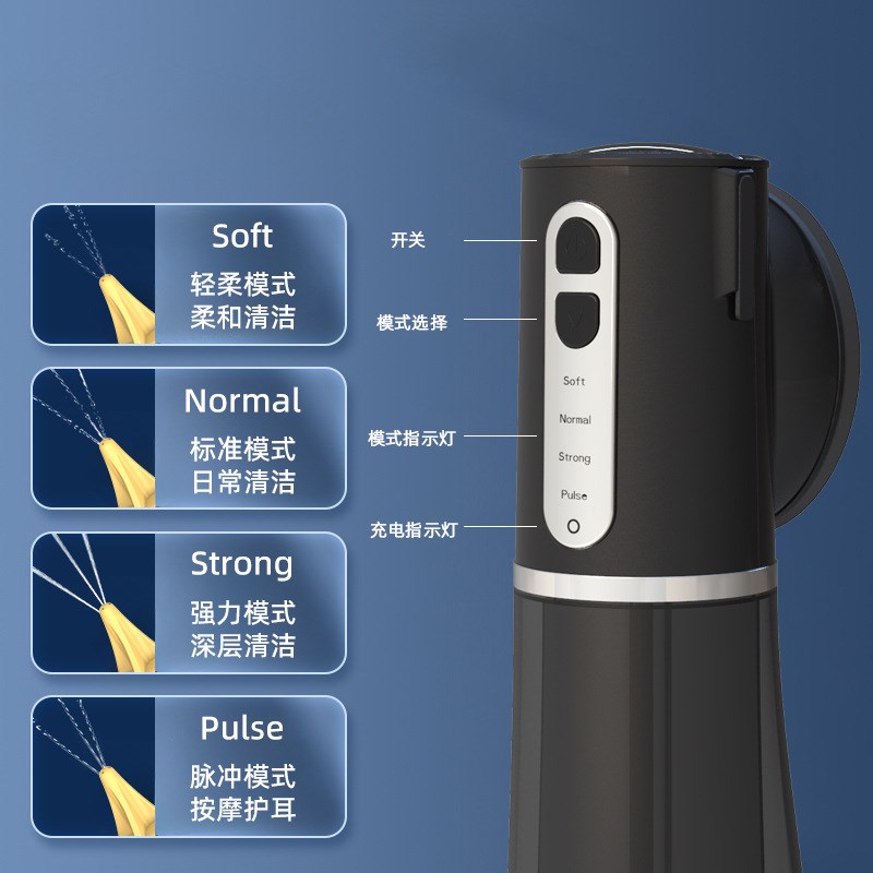 工厂爆款便携冲耳器自动冲洗耳垢清洁器多功能洗耳器敏感可用