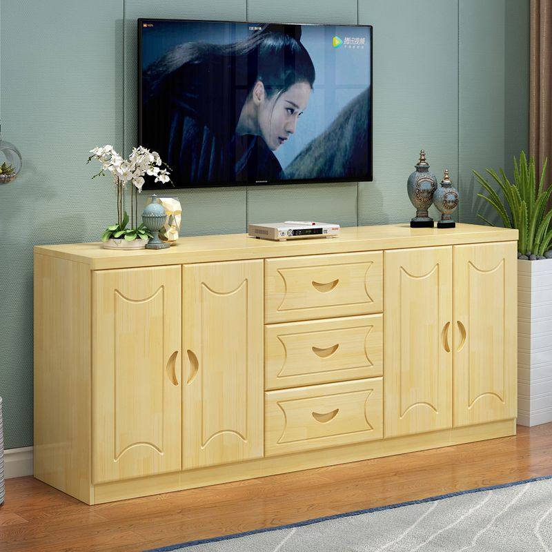 包邮全实木电视柜组合松木电视柜简约储物柜矮柜地柜卧室柜餐边柜