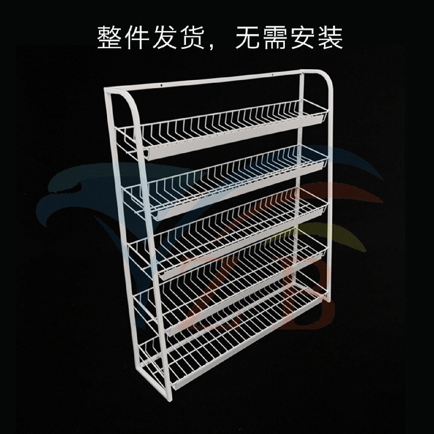 便利店收银台烟架子前小架口香糖架柜子挂墙计生架前台展示架商店