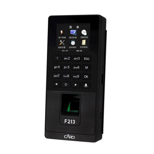 F213考勤指纹门禁刷卡密码自动门玻璃门盘导出报表l磁力锁