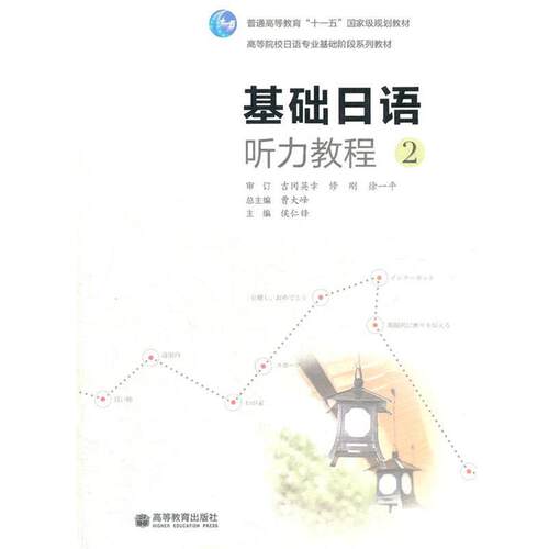 【正版书籍】 基础日语听力教程 侯仁锋　主编 高等教育出版社
